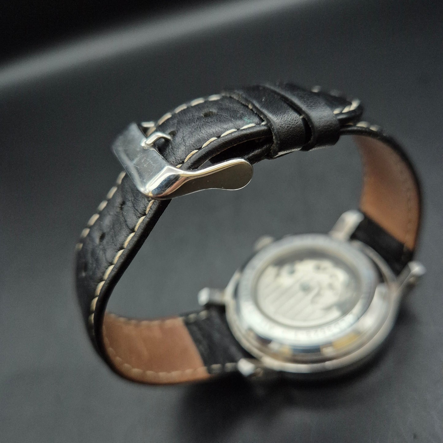 Automatik Herren Uhr mit skelettiertem Zifferblatt – Defekt/Teileträger