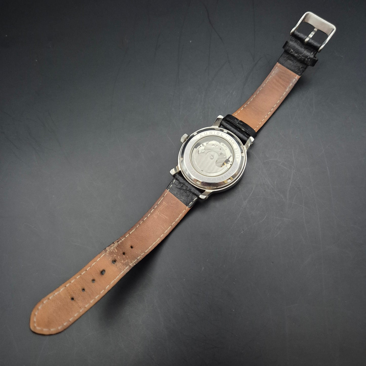 Automatik Herren Uhr mit skelettiertem Zifferblatt – Defekt/Teileträger