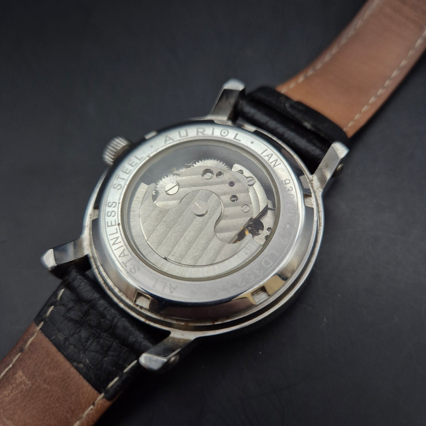 Automatik Herren Uhr mit skelettiertem Zifferblatt – Defekt/Teileträger