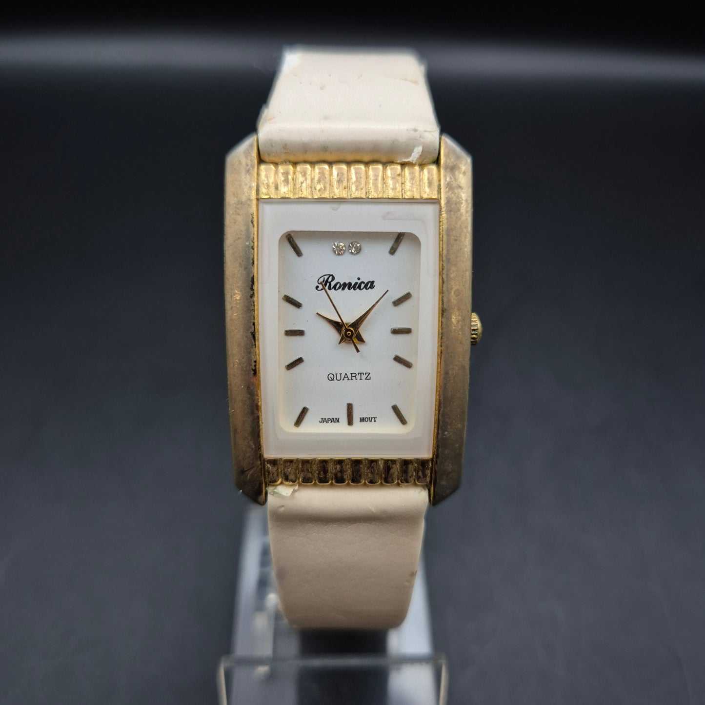 Ronica Damen Uhr – Elegante Retro-Optik mit rechteckigem Gehäuse