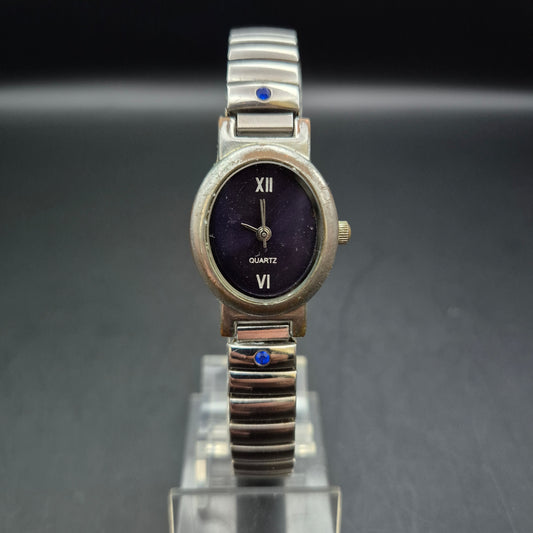 Yves Rocher Damen Uhr – Klassische Eleganz mit violettem Zifferblatt