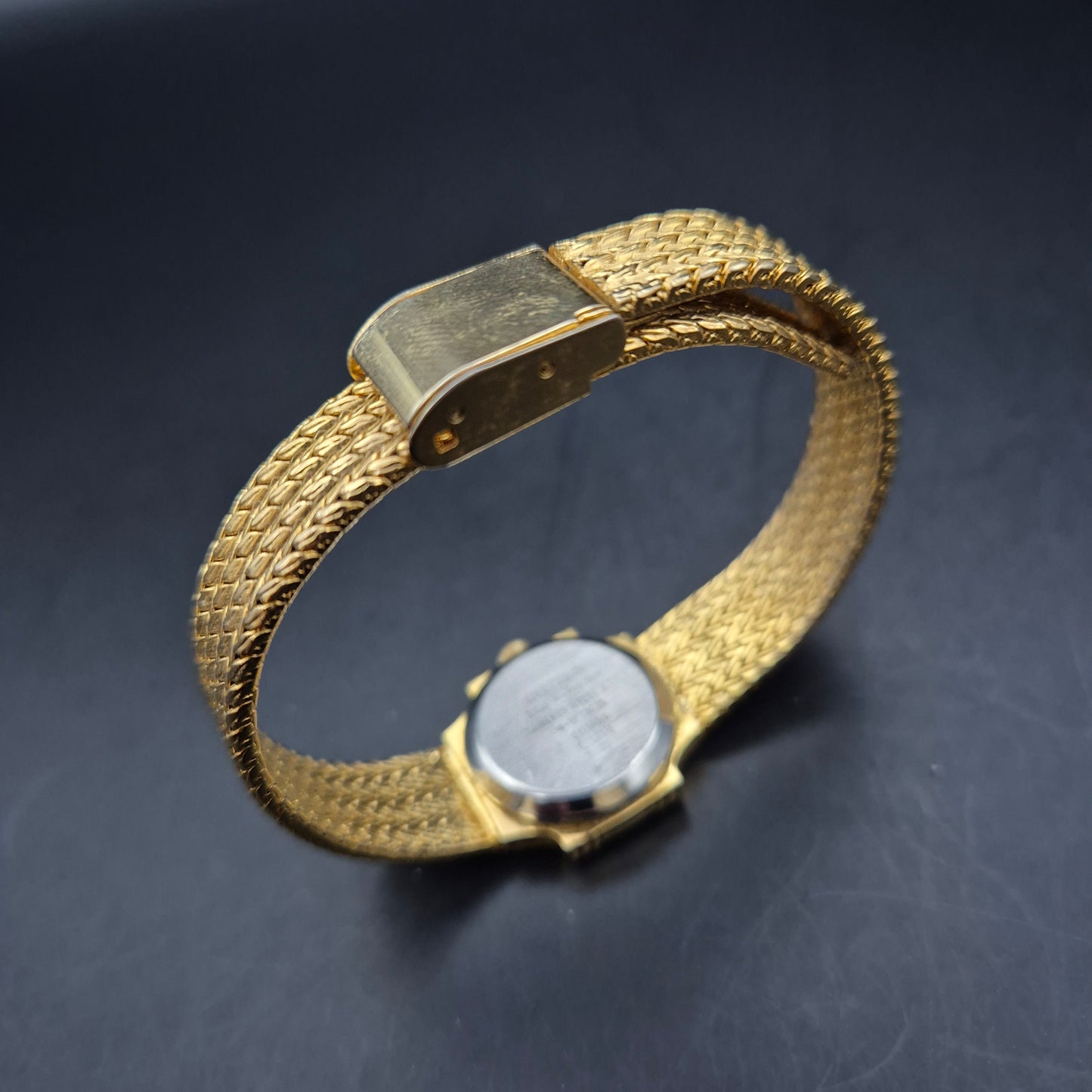 Citizen Damen Uhr in Goldoptik mit Strass und geflochtenem Armband