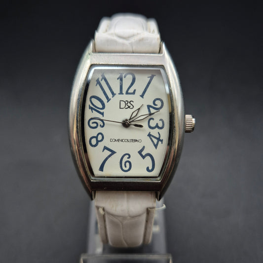 UhrenDomenico & Stefano Damen Uhr – Extravagantes Design mit weißen Akzenten