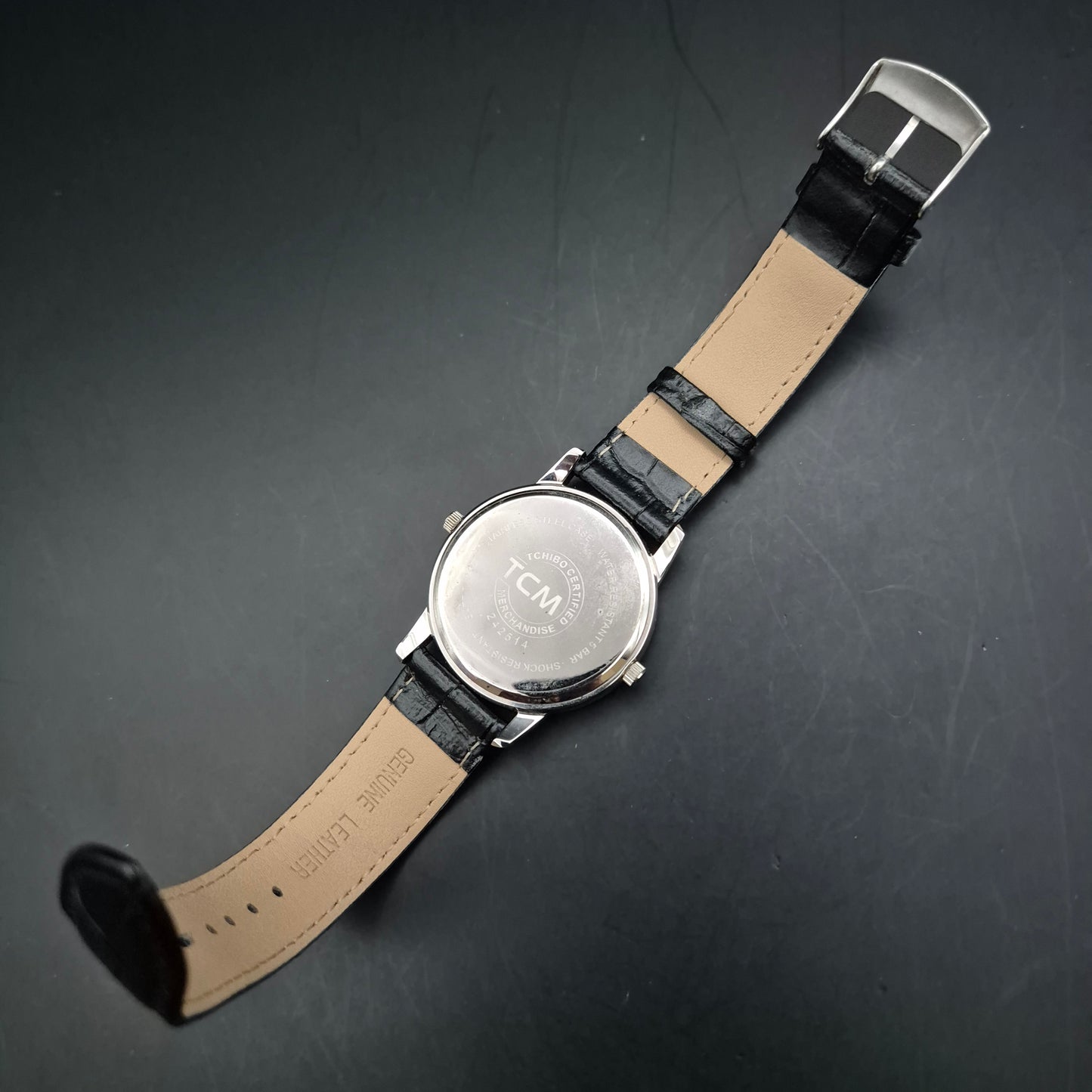 TCM Herren Uhr Dual Timer – Klassische Eleganz mit Doppelzeit-Anzeige