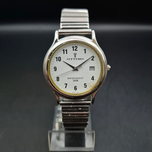 Ottimo Herren Uhr Edelstahl – Klassisches Design mit Datumsanzeige