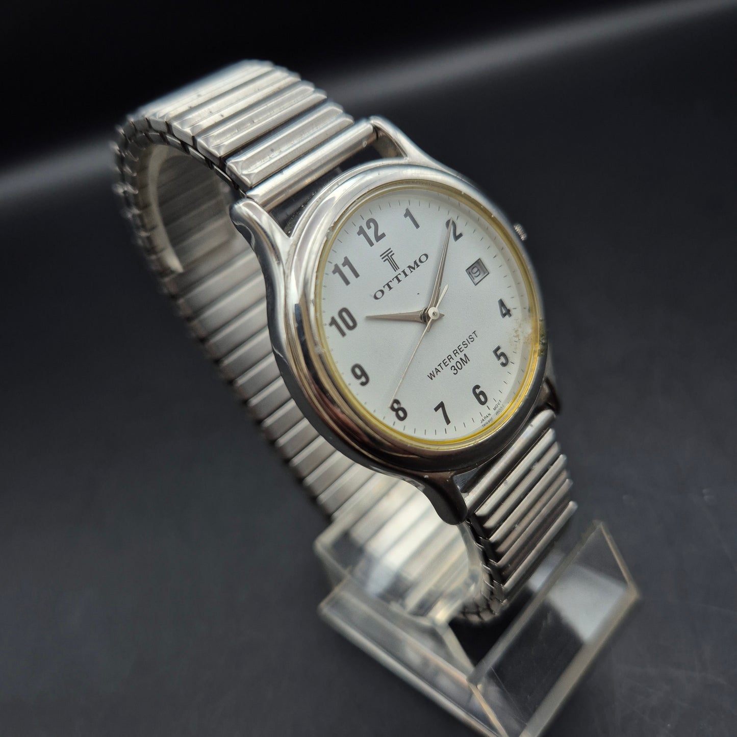 Ottimo Herren Uhr Edelstahl – Klassisches Design mit Datumsanzeige