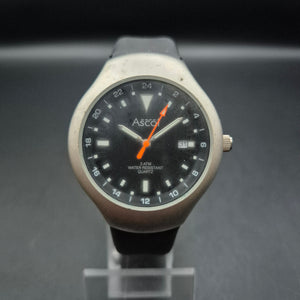 Ascot Herren Uhr Schwarz – Sportliches Design mit 24-Stunden-Anzeige