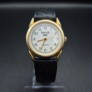 Bertulli Classic Herren Uhr – Schlichte Eleganz im goldfarbenen Design