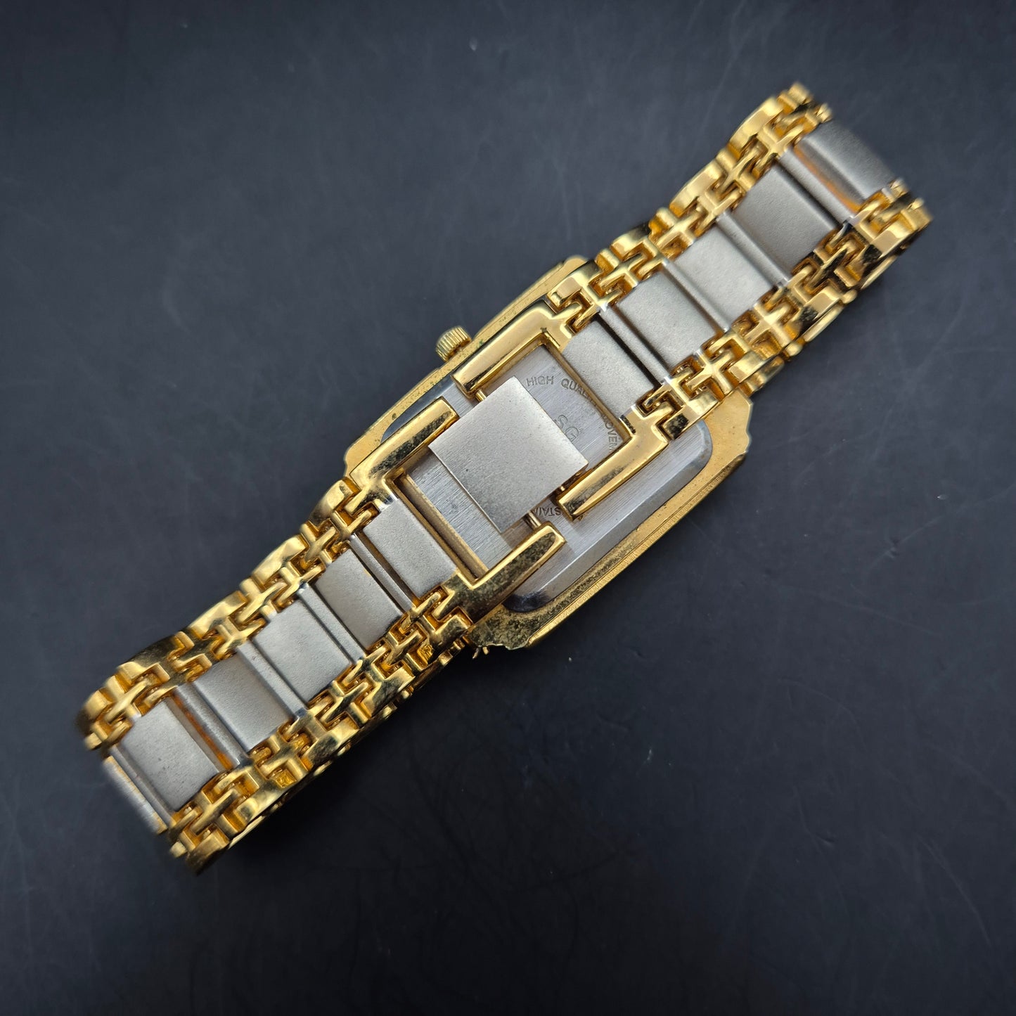 Image Damen Uhr Gold-Silber – Elegante Zweiton Quarz Armbanduhr