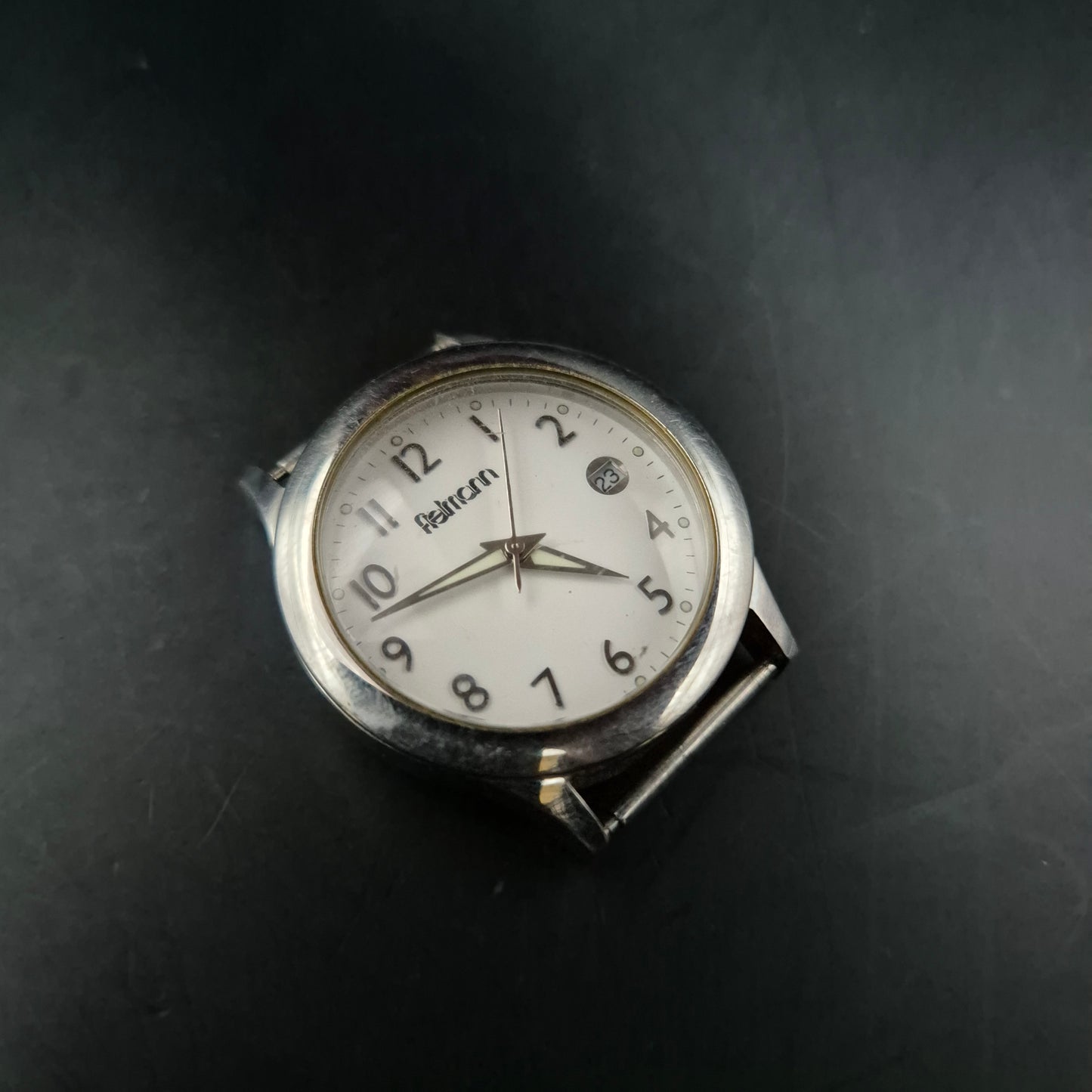 Fielmann Herren Uhr – Klassische Edelstahl Quarz Uhr mit Datumsanzeige