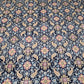 Kirman Teppich 400x280 cm Korkwolle signiert florales Boteh-Muster