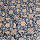 Kirman Teppich 400x280 cm Korkwolle signiert florales Boteh-Muster