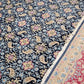 Kirman Teppich 400x280 cm Korkwolle signiert florales Boteh-Muster