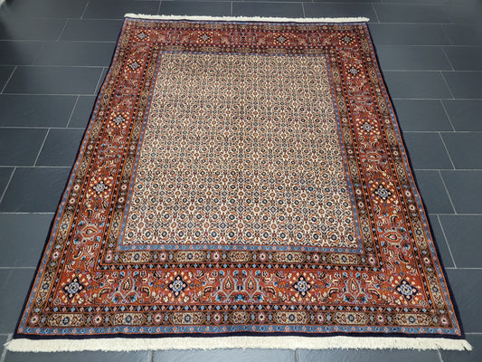 Moud Teppich 245x200 cm feine Wolle florales Allover-Muster