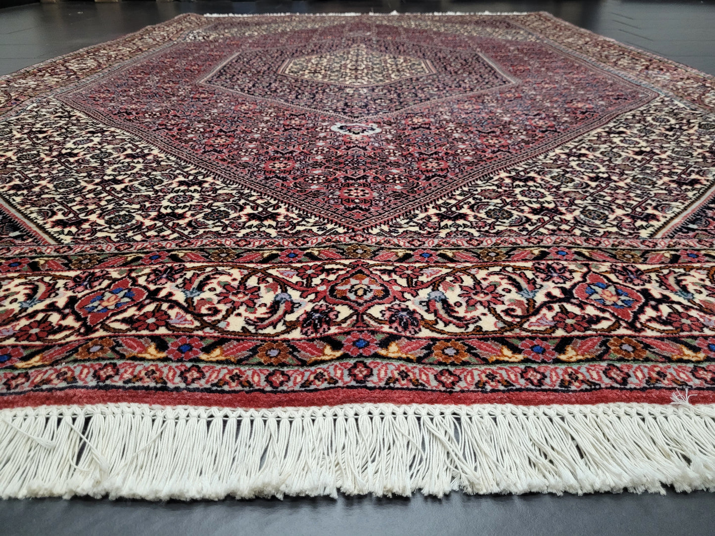 Bidjar Teppich 270x250 cm feine Korkwolle geometrisches Medaillon