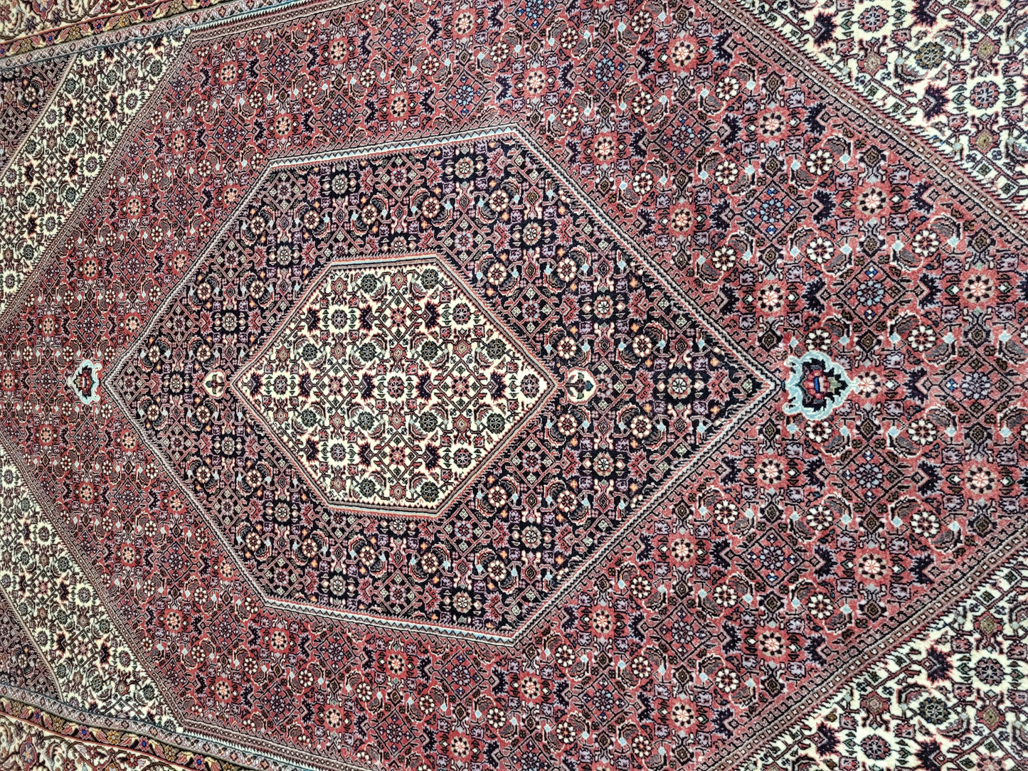 Bidjar Teppich 270x250 cm feine Korkwolle geometrisches Medaillon