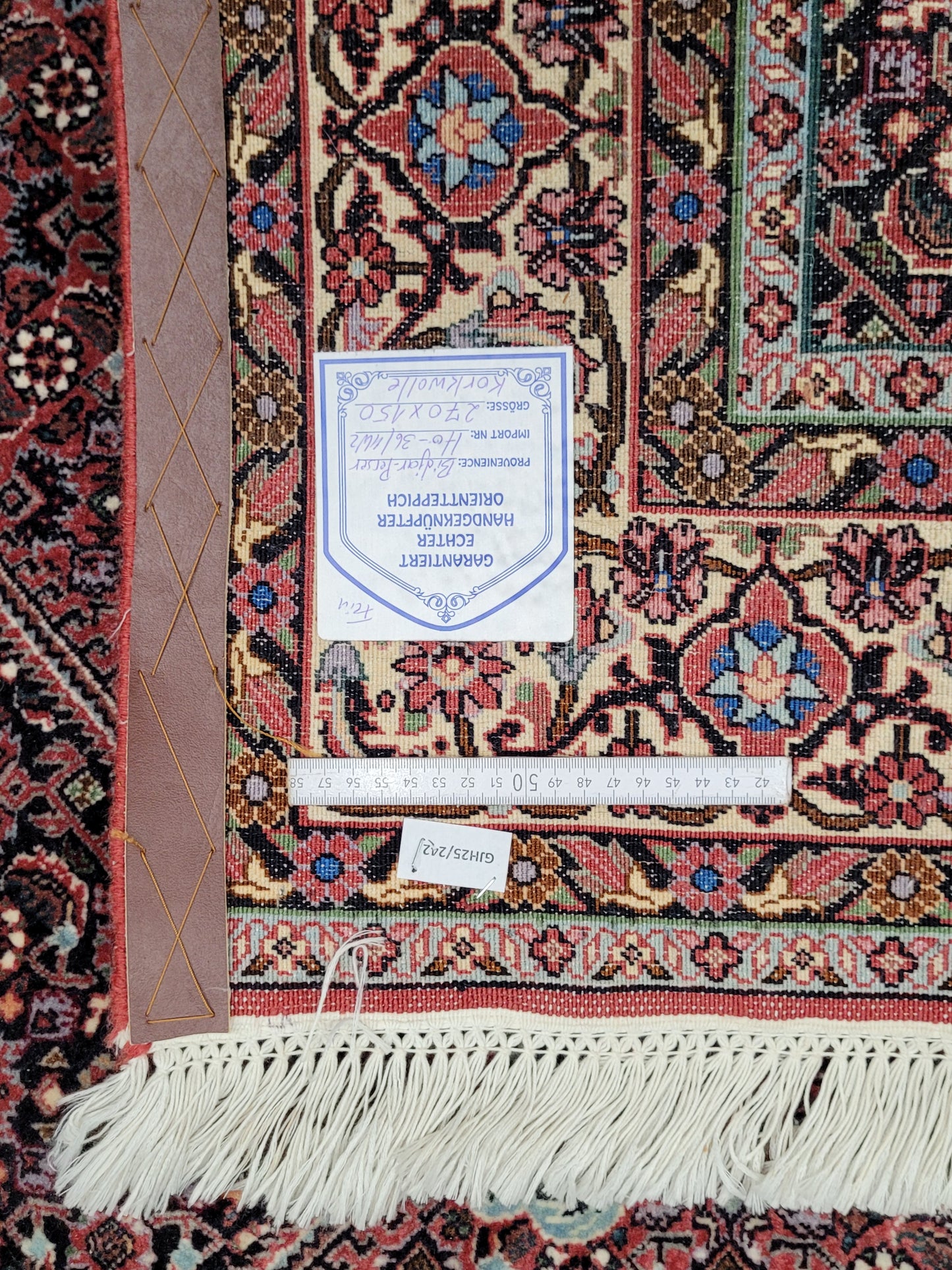 Bidjar Teppich 270x250 cm feine Korkwolle geometrisches Medaillon