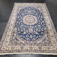 Nain Teppich 320x195 cm Wolle mit Seide feine Knüpfung