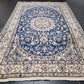 Nain Teppich 320x195 cm Wolle mit Seide feine Knüpfung