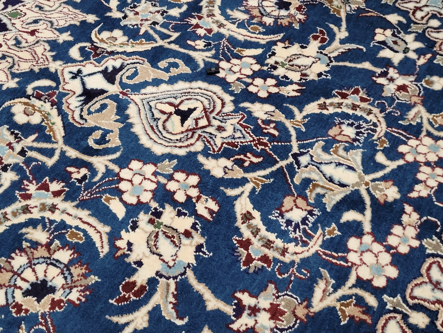 Nain Teppich 320x195 cm Wolle mit Seide feine Knüpfung