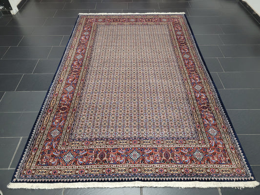 Moud Teppich 295x200 cm feine Wolle mit Seide Allover-Muster