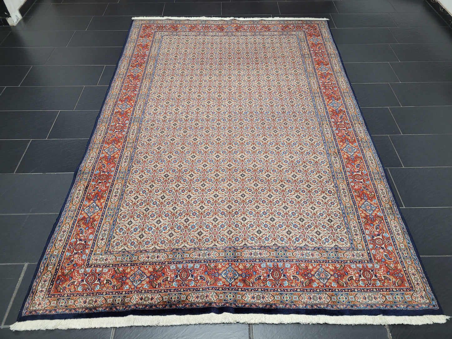 Moud Teppich 295x195 cm feine Wolle Allover-Muster