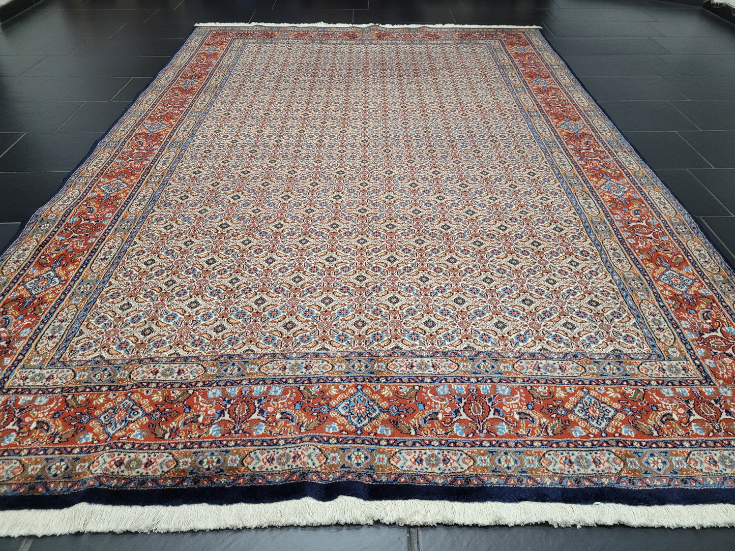 Moud Teppich 295x195 cm feine Wolle Allover-Muster