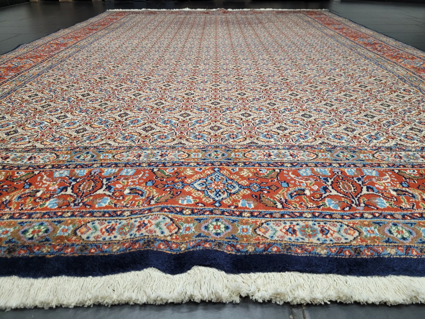 Moud Teppich 295x195 cm feine Wolle Allover-Muster