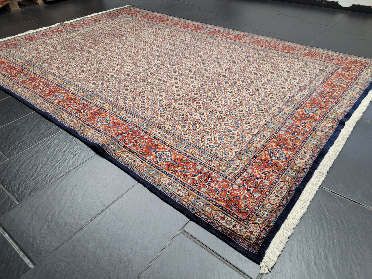 Moud Teppich 295x195 cm feine Wolle Allover-Muster