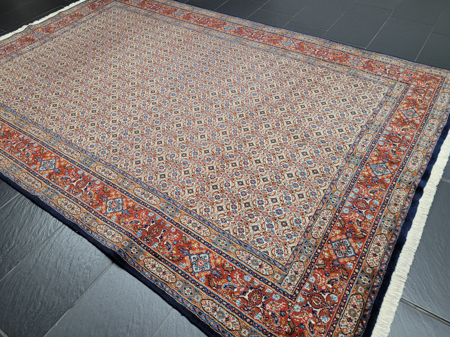 Moud Teppich 295x195 cm feine Wolle Allover-Muster
