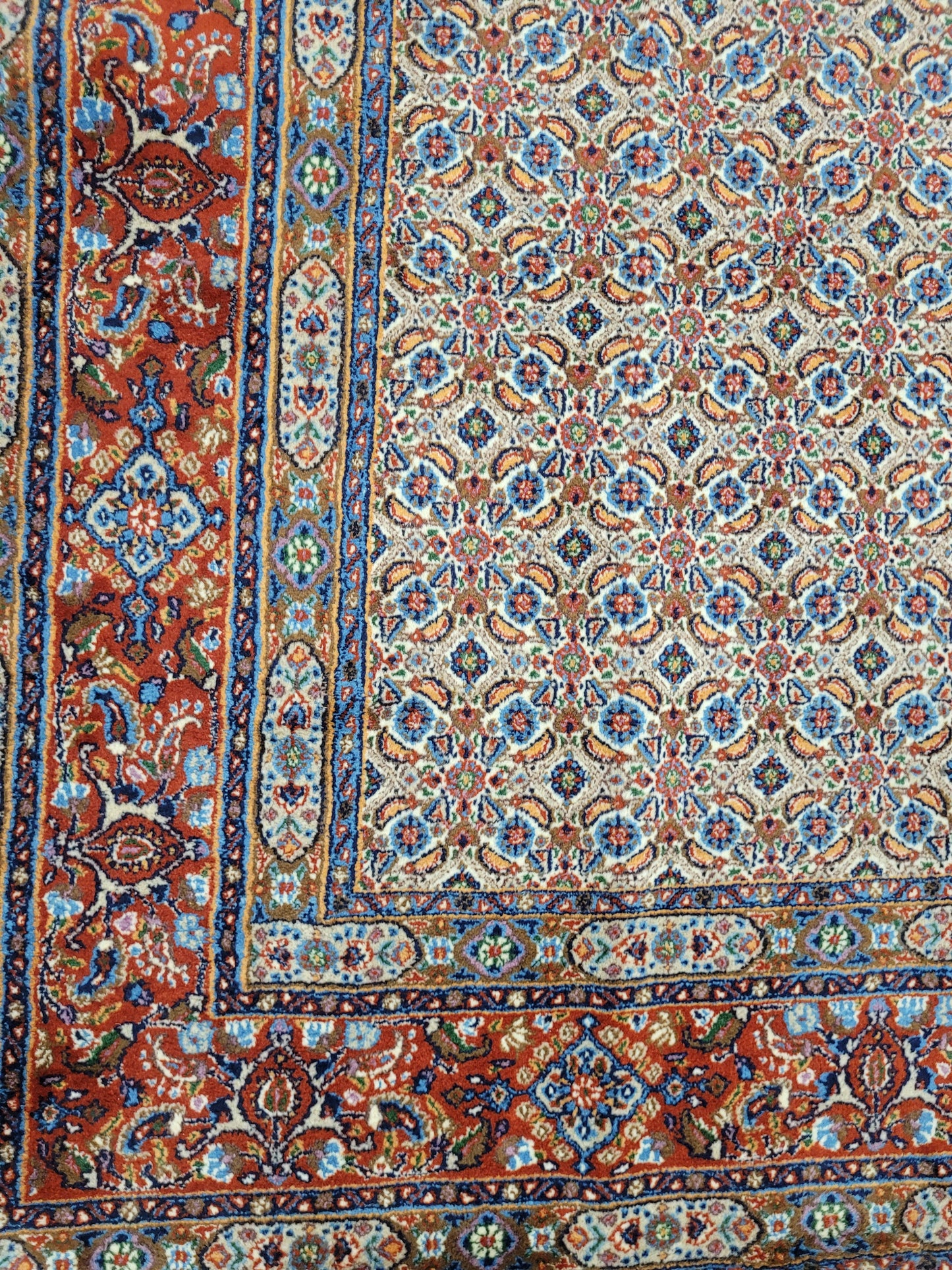 Moud Teppich 295x195 cm feine Wolle Allover-Muster