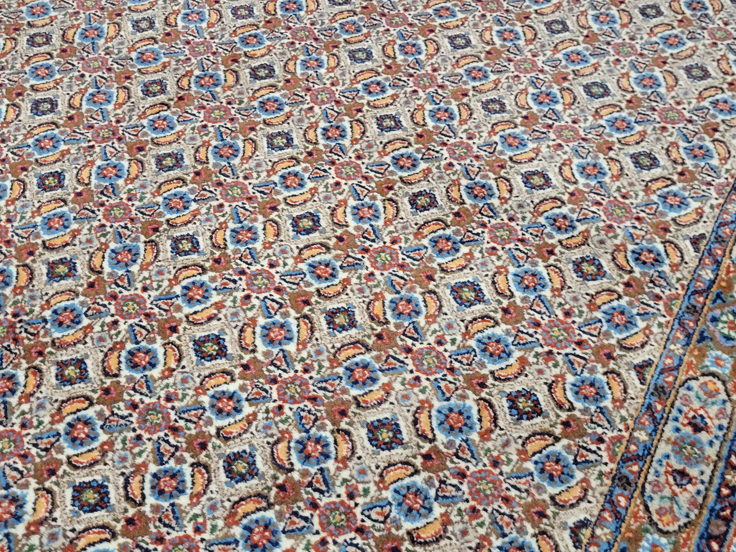 Moud Teppich 295x195 cm feine Wolle Allover-Muster