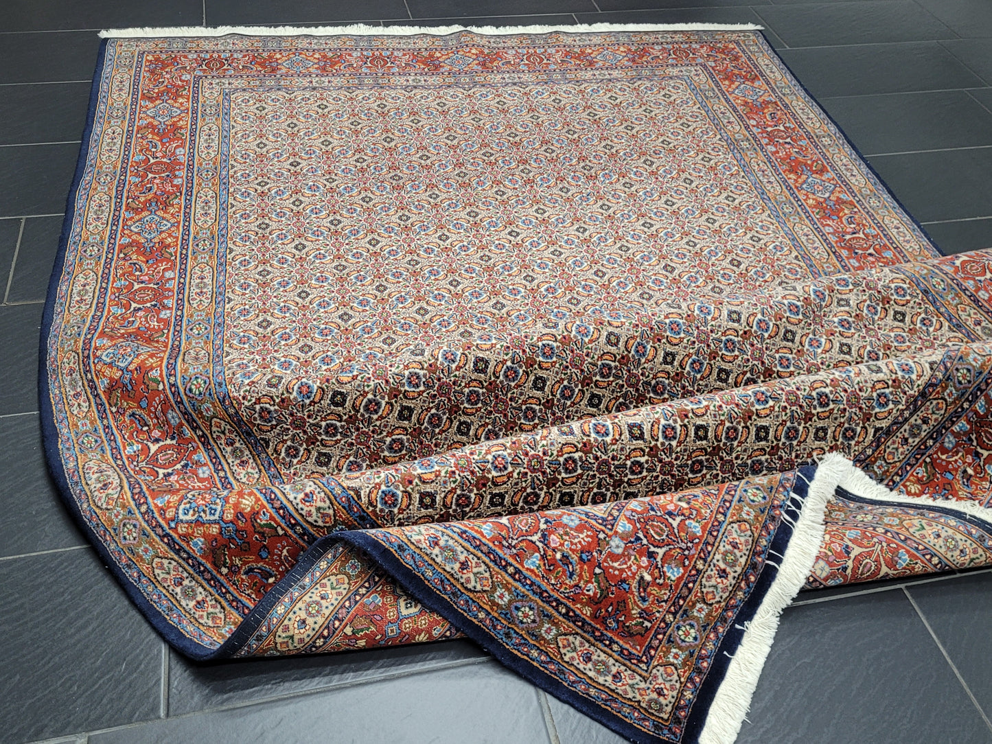 Moud Teppich 295x195 cm feine Wolle Allover-Muster