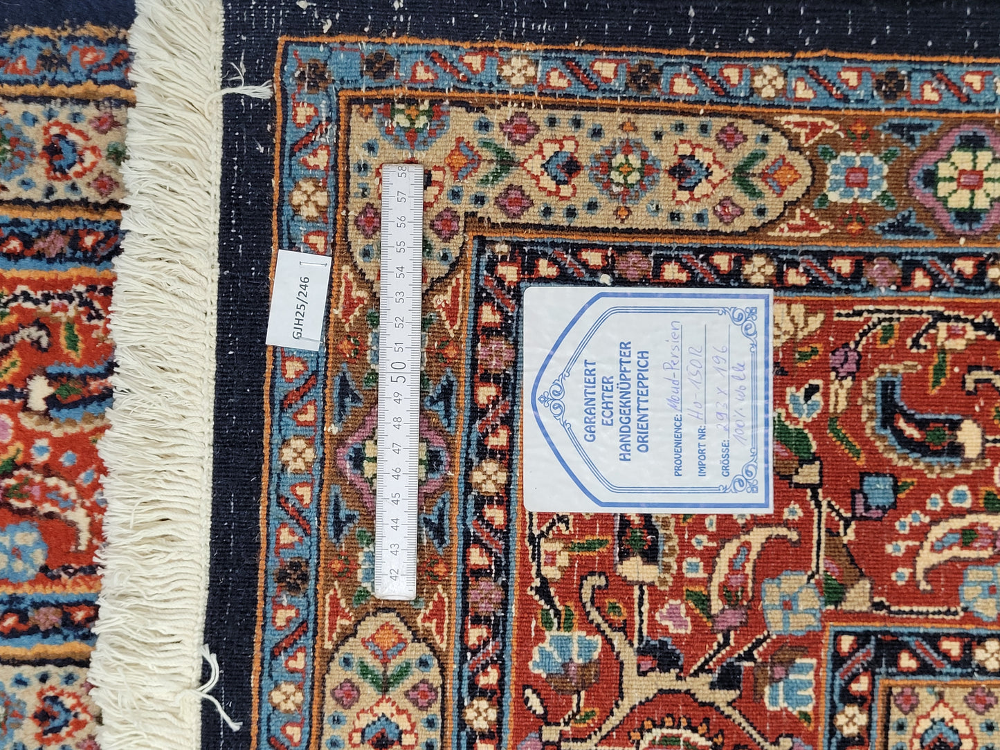 Moud Teppich 295x195 cm feine Wolle Allover-Muster