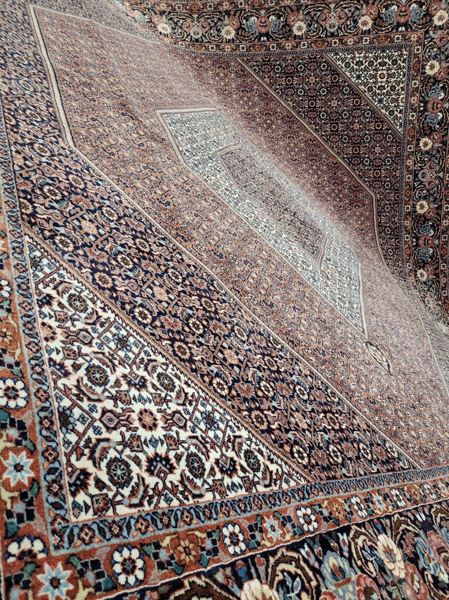 Bidjar Teppich 255x245 cm feine Korkwolle geometrisches Medaillon