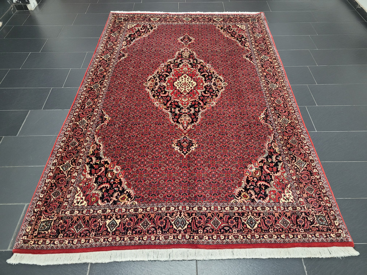 Bidjar Teppich 305x205 cm feine Korkwolle Tekab Medaillon