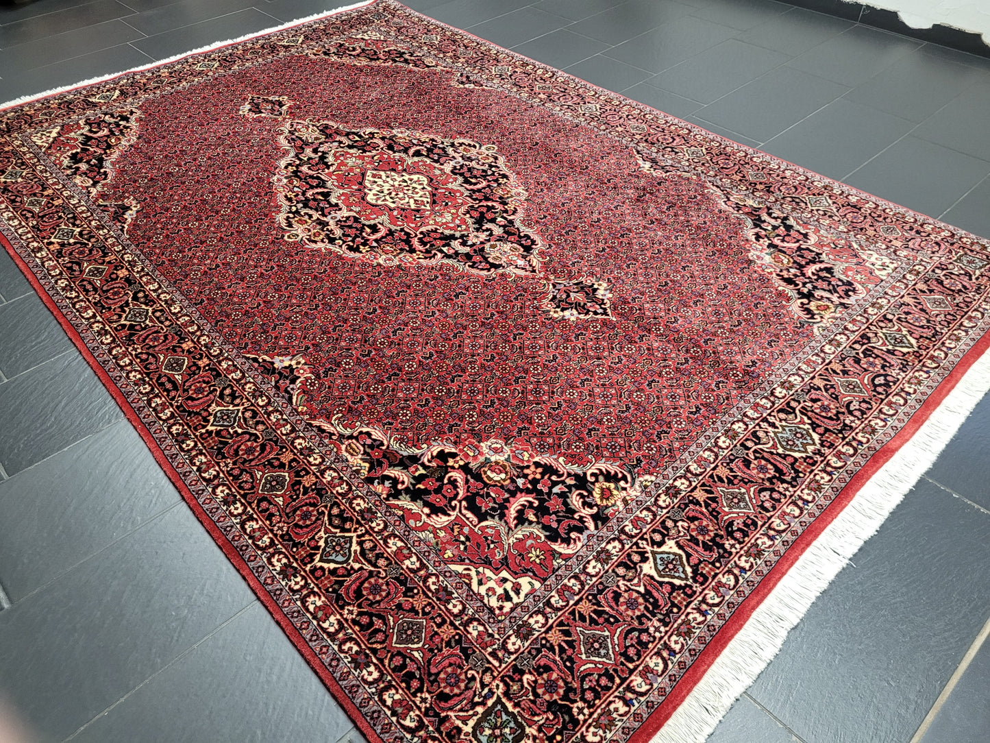 Bidjar Teppich 305x205 cm feine Korkwolle Tekab Medaillon