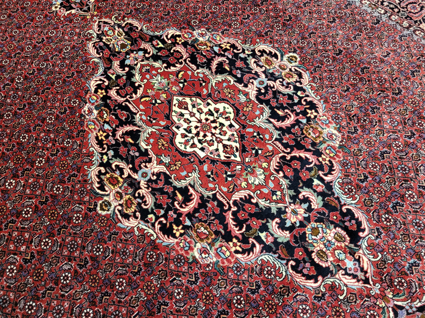 Bidjar Teppich 305x205 cm feine Korkwolle Tekab Medaillon