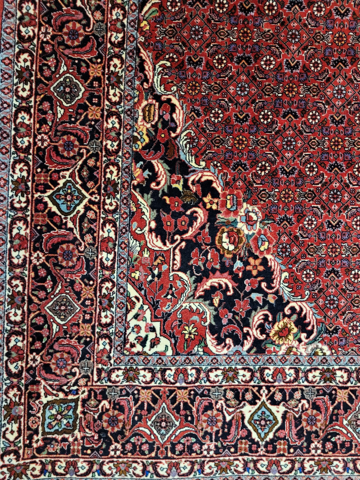 Bidjar Teppich 305x205 cm feine Korkwolle Tekab Medaillon