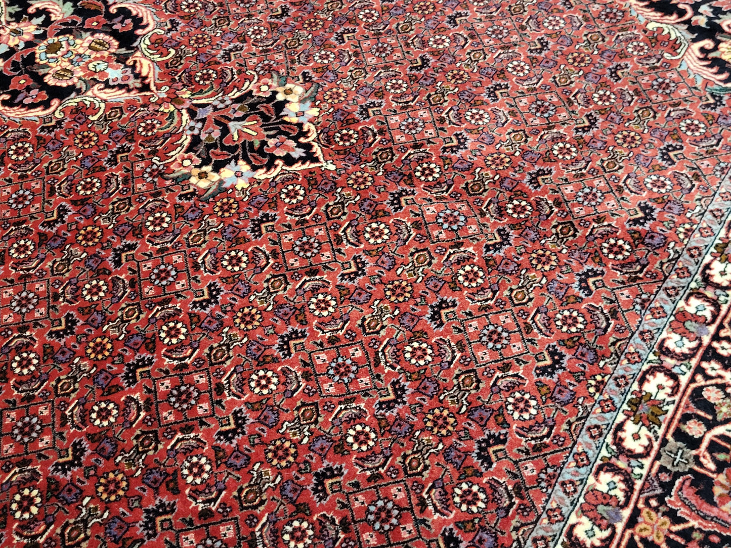 Bidjar Teppich 305x205 cm feine Korkwolle Tekab Medaillon