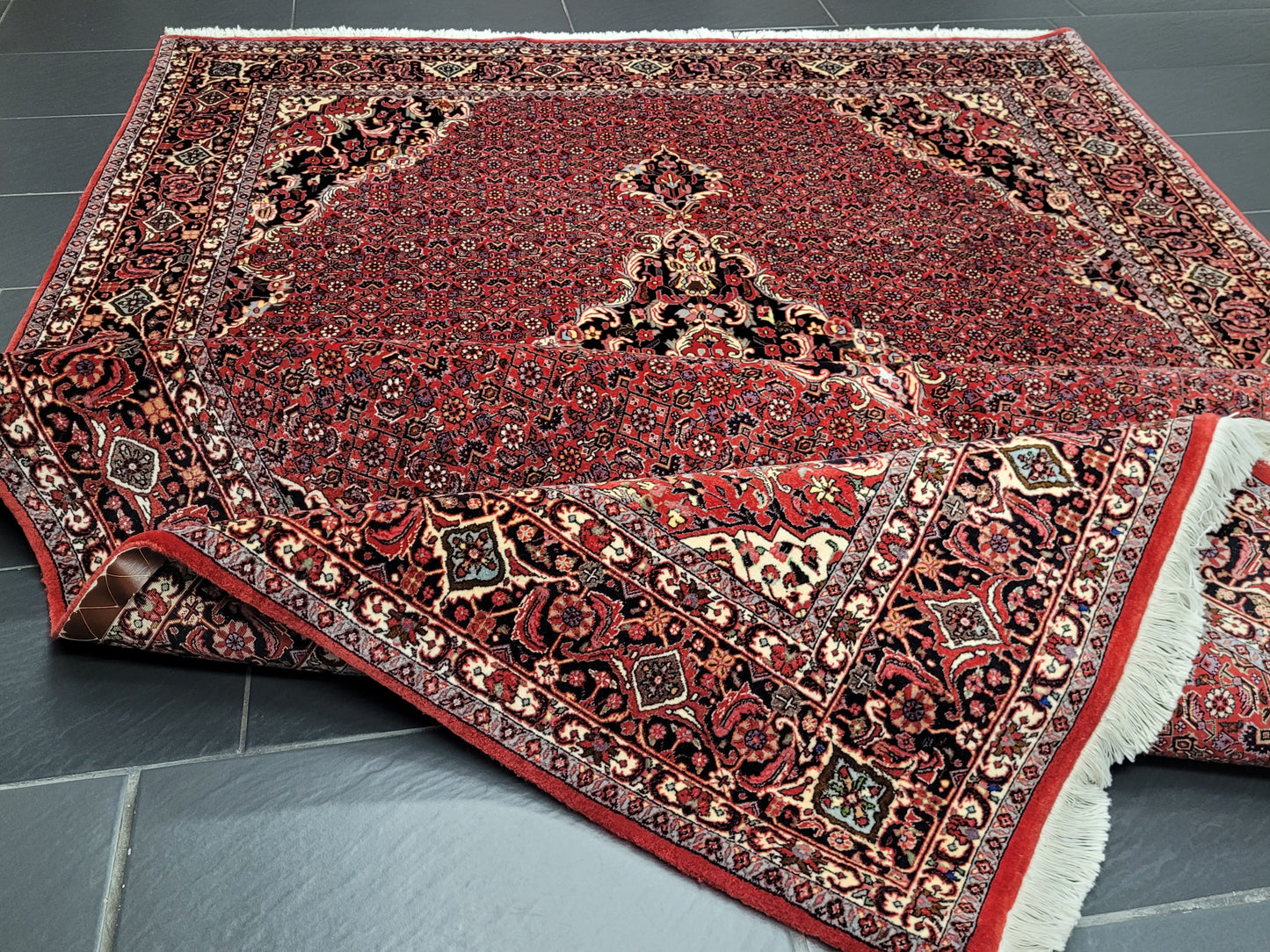 Bidjar Teppich 305x205 cm feine Korkwolle Tekab Medaillon