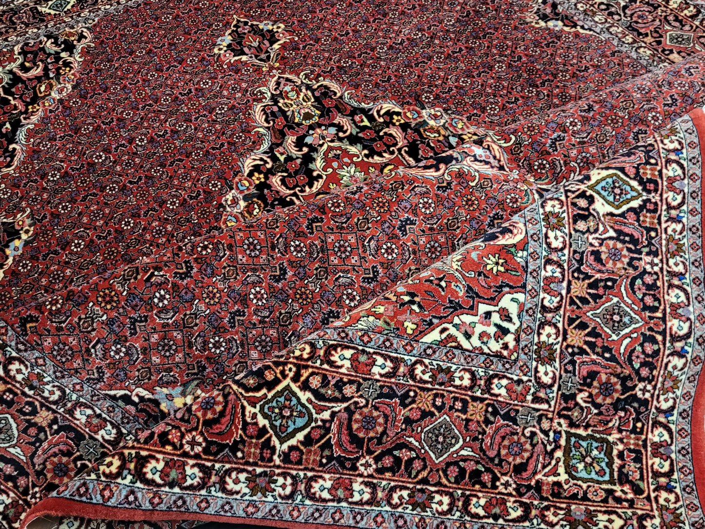 Bidjar Teppich 305x205 cm feine Korkwolle Tekab Medaillon