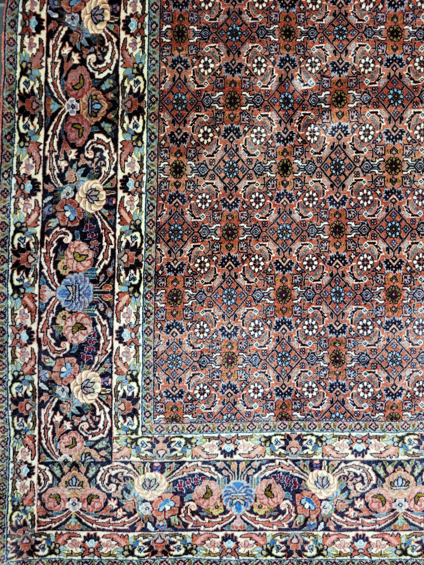 Bidjar Teppich Korkwolle feine Knüpfung 295x205 cm