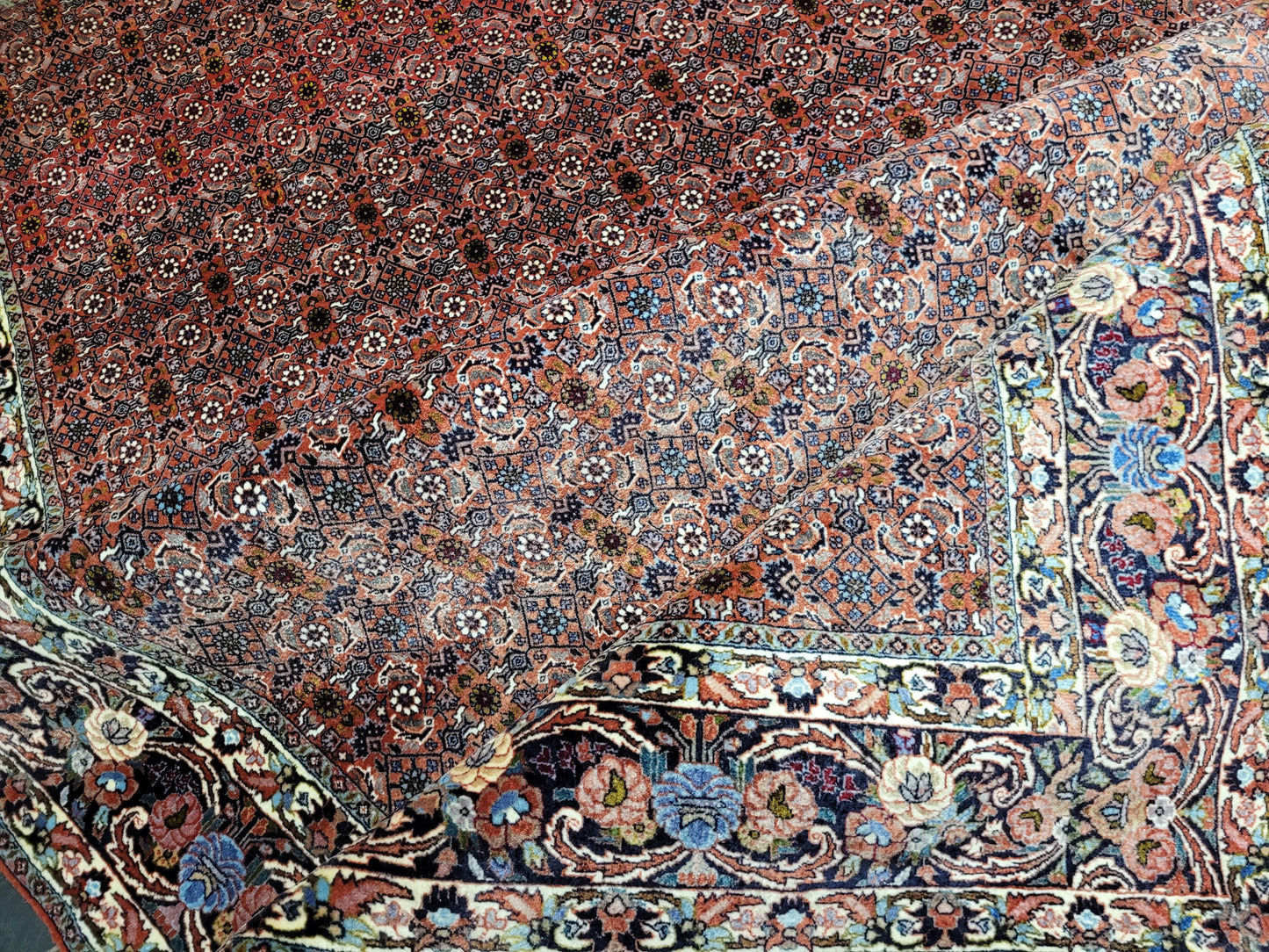 Bidjar Teppich Korkwolle feine Knüpfung 295x205 cm