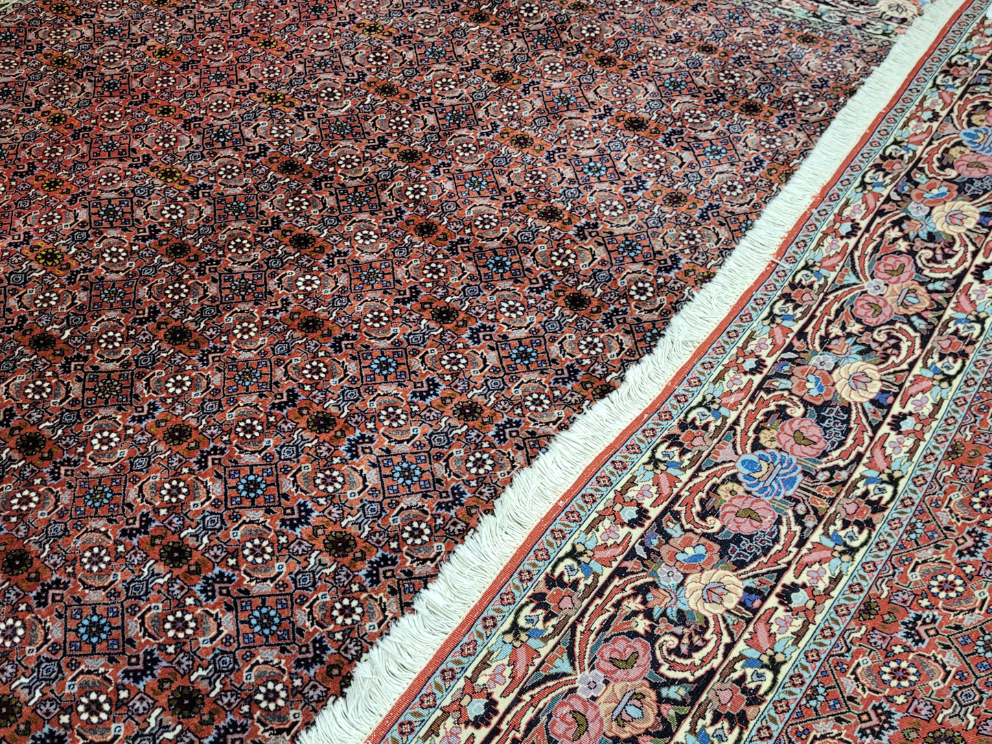 Bidjar Teppich Korkwolle feine Knüpfung 295x205 cm