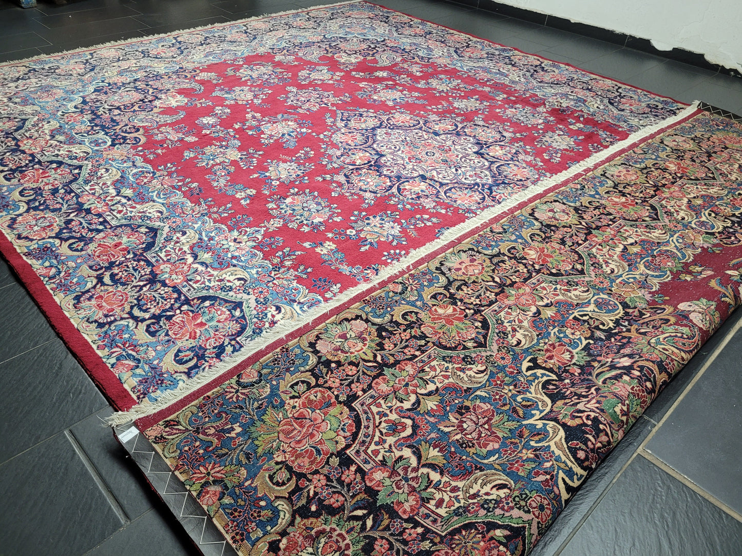 Mesched Teppich Korkwolle Medaillon Design 425x310 cm