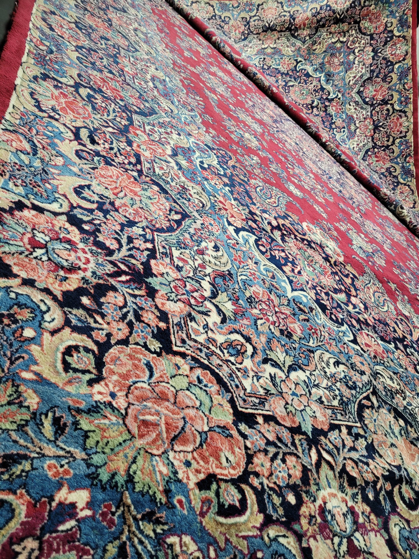 Mesched Teppich Korkwolle Medaillon Design 425x310 cm