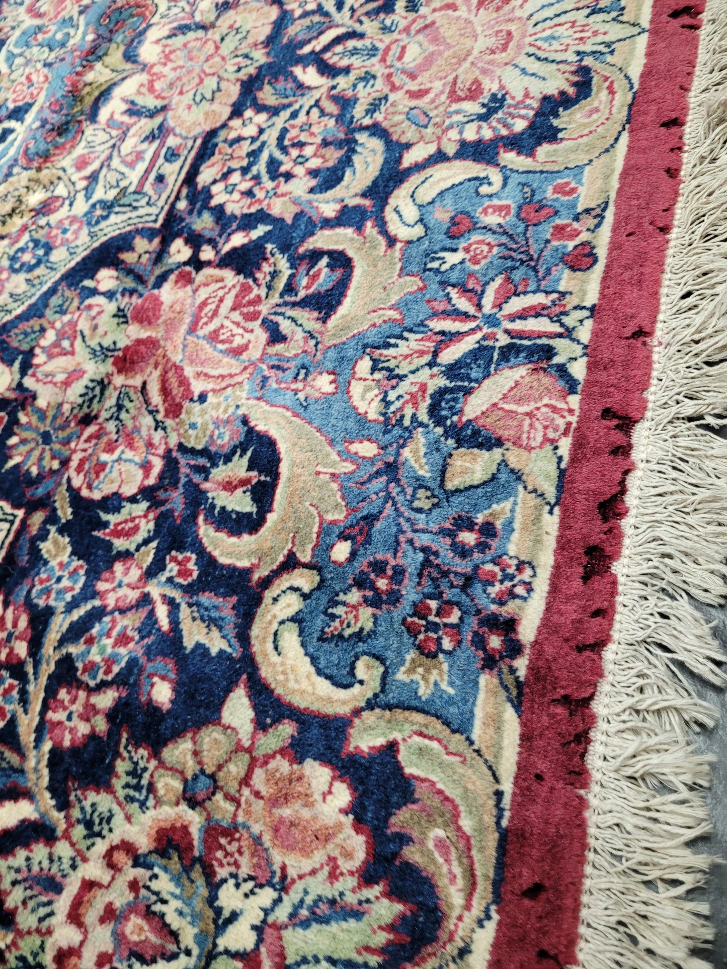 Mesched Teppich Korkwolle Medaillon Design 425x310 cm