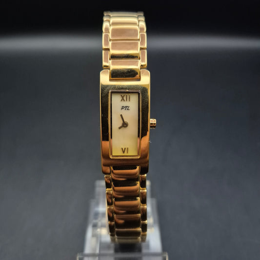 Elegante Damen Uhr von Prisma – Goldenes Design mit klassischer Note