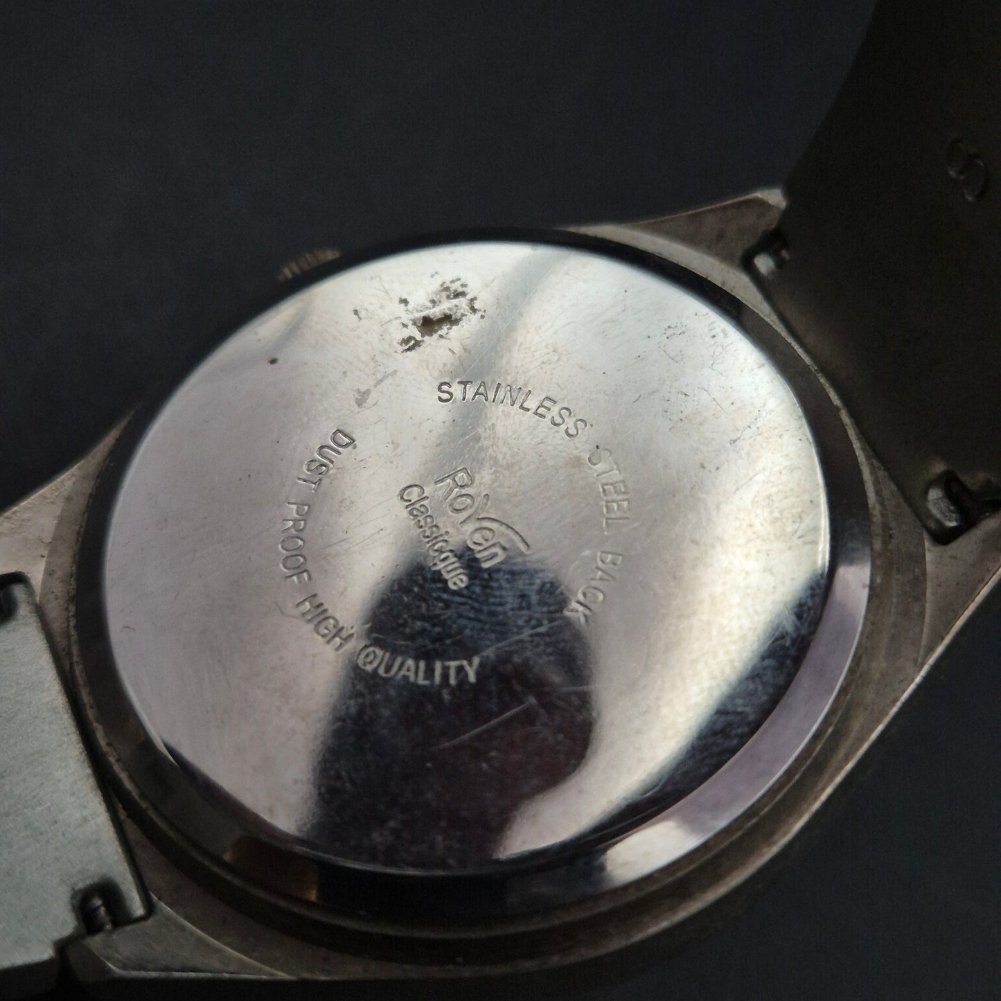 Rolven Herren Uhr – Edelstahl Design mit grünem Zifferblatt